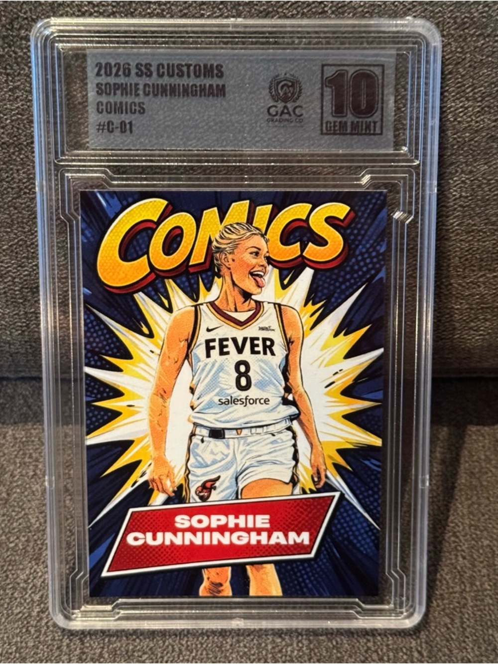 2026 SS Customs Sophie Cunningham Comics #C-01 GAC 10 Gem Mint